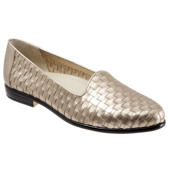 Trotters Shoes - Metallic Leather Loafers
